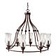 Pickering Lane 8 Light Chandelier Heritage Bronze - FE/PICKERINGL8