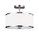 Prospect Park Pendant / Semi Flush Satin Nickel / Chrome - FE/PROSPECTPK/SF