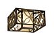 Remy Flush Mount Heritage Bronze & Parisienne Gold - FE/REMY/F