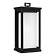 Roscoe Large Wall Lantern Textured Black - FE/ROSCOE/L