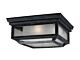 Shepherd 2 Light Flush Mount Dark Weathered Zinc - FE/SHEPHERD/F