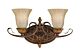 Sonoma Valley 2 Light Wall Light Aged Tortoise Shell - FE/SONOMAVAL/VS