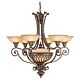 Stirling Castle 7 Light Chandelier British Bronze - FE/STIRLINGCAS6