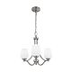 Vintner 3 Light Chandelier Satin Nickel - FE/VINTNER3