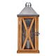 Lumiere Small Wall Lantern Natural Oak - FE/LUMIERE/S2OAK