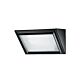 Small Plain 8.5W LED Aluminium Triangle Bulkhead Black / Cool White - GT5608-BL