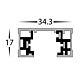 Astro Single Circuit 2 Meter Track Matt Black - HCP-102120