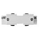 Astro Three Circuit Recessed Track Straight Joiner Matt White - HCP-103301-SJ