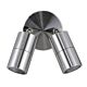 Mini Tivah 6W 12V DC Double Adjustable Wall Pillar Light 316 Stainless Steel / Dual Colour - HV1307MR11NW