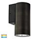 Aries 6W 240V Dimmable LED Wall Pillar Light Antique Brass / Tri-Colour - HV3625T-AB