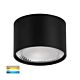 Nella 12W 240V Dimmable Surface Mounted LED Downlight Black / Tri-Colour - HV5803T-BLK