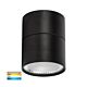 Nella 12W 240V Dimmable Surface Mounted LED Downlight & Extension Black / Tri-Colour - HV5803T-BLK-EXT