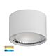 Nella 12W 240V Dimmable Surface Mounted LED Downlight White / Tri-Colour - HV5803T-WHT