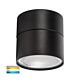 Nella 18W 240V Dimmable Surface Mounted LED Downlight & Extension Black / Tri-Colour - HV5805T-BLK-EXT