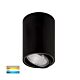 Nella 12W 240V Tilt Dimmable LED Downlight Black / Tri-Colour - HV5813T-BLK