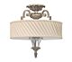 Kingsley Semi Flush Silver Leaf - HK/KINGSLEY/SF