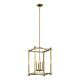 Cayden 4 Light Large Pendant Natural Brass - KL/CAYDEN/P/L