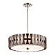 Cirus 4 Light Pendant / Semi Flush Auburn Stained Wood - KL/CIRUS/4P