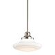 Keller Medium Duo Mount Pendant Brushed Nickel - KL/KELLER/M NI