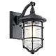 Royal Marine Small Wall Lantern Distressed Black - KL/ROYALMARIN2/S