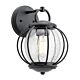 Vandalia 1 Light Wall Lantern Textured Black - KL/VANDALIA2/S