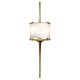 Mona 2 Light LED Wall Light Polished Brass - KL/MONA/L PB