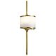 Mona 2 Light LED Wall Light Natural Brass - KL/MONA/L NBR