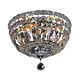 Classique Small 3 Light Crystal Flush Mount Chrome - 1000116