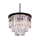 Odeon Medium 3 Light Crystal Pendant Bronze - 1000136