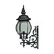 Flinders Medium Outdoor Wall Light Antique Black IP12 - 1000205