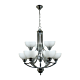 Houston 9 Light Pendant Chrome- 1000256