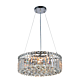 Rotondo Large 6 Light Crystal Pendant Chrome - 1000428