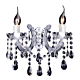 Zurich 2 Light Crystal Wall Light Chrome - 1000610