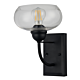 Aspen 1 Light Wall Light Matt Black - 1001062