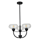 Aspen 3 Light Pendant Matt Black - 1001064