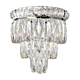 Emporia 2 Light Crystal Wall Light Chrome - 1001180