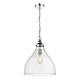 Keys Large 1 Light Pendant Chrome - 1001245