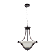 Rivoli Single Suspension 3 Light Pendant Bronze - 1001426