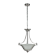 Rivoli Single Suspension 3 Light Pendant Satin Nickel - 1001427