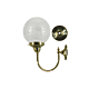 Luke Wall Light Brass With Sheffield Glass - 3000187