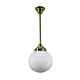 Single Rod Pendant Brass With 8