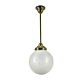 Single Rod Pendant Brass With 8