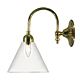 Loxton Wall Light Brass With Cono Clear Glass - 3001175