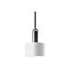 Sync Tube Pendant White / Nickel - LUX.SYNC.SUSPENSION.NKL + LUX.SYNC.TUBE.WHT