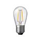 Shatterproof S14 24V DC LED 1W E27 Dimmable / Extra Warm White - F127-S14-C-24V-22K