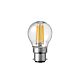 Filament Clear Fancy Round LED 4W B22 Dimmable / Warm White - F422-G45-C-27K