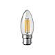 Filament Clear Candle LED 2W B22 Dimmable / Warm White - F222-C35-C-27K