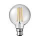 Filament Clear G95 LED 8W B22 Dimmable / Warm White - F822-G95-C-27K