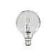 Halogen G95 42W Dimmable B22 Globe Clear / Warm White - SP42WG95BCC