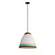 Jane 1 Light Pendant Brown / White - LL002PL039B